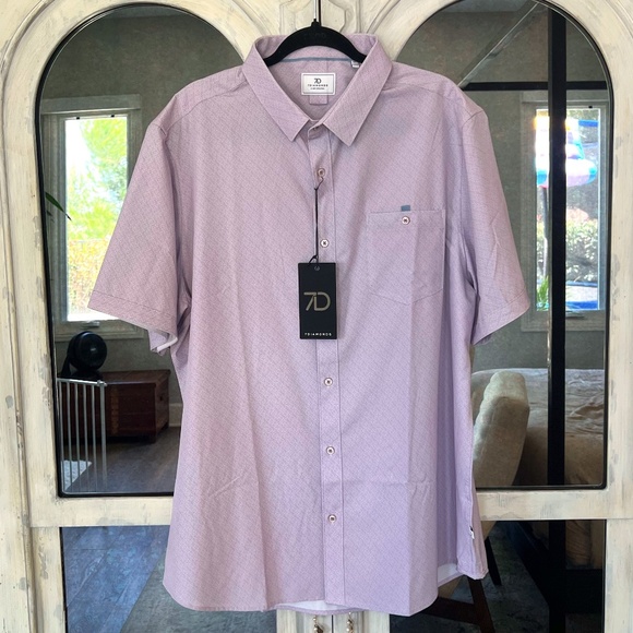 NWT Men's 7 Diamonds Leroy Short Sleeve Shirt, Sz XXL - Picture 1 of 8